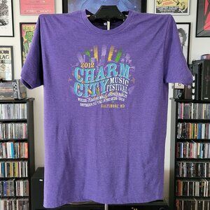 2012 CHARM CITY MUSIC FESTIVAL Shirt Size Medium WEEZER Flogging Molly